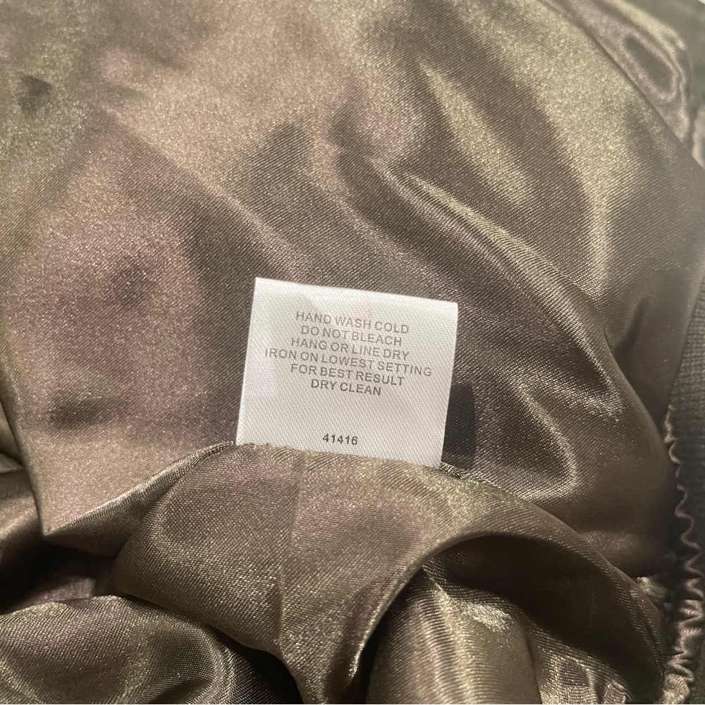 Aqua green lined bomber jacket - Picture 15 of 16